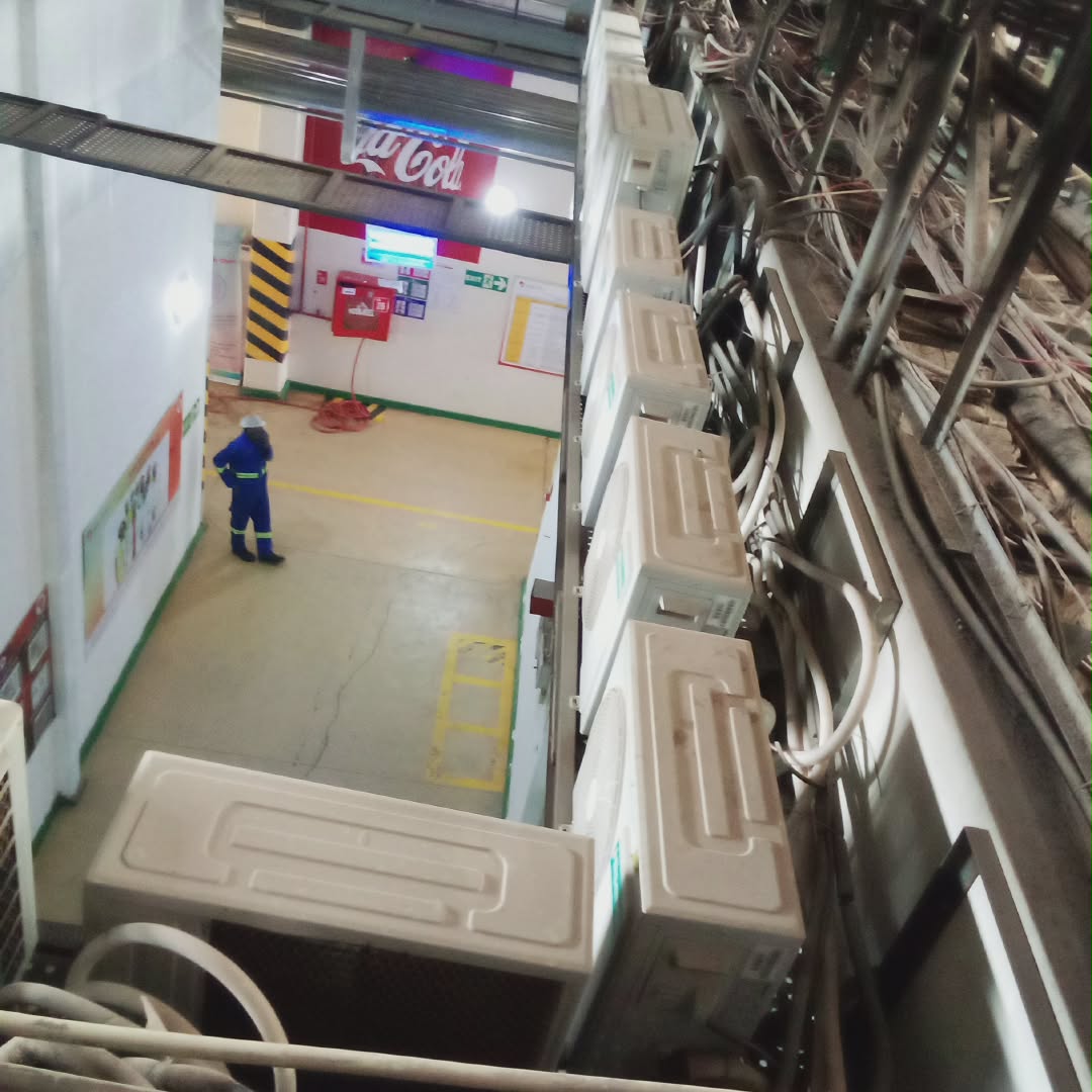 Technician at work